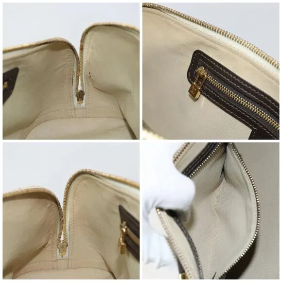 LOUIS VUITTON Monogram Mini Alma Ron Hand Bag Khaki - Picture 15 of 16